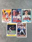 Tom Glavine, Cal Ripken Jr., Dale Murphy, Ken Griffey, Otis Nixon Cards