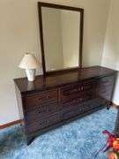 VINTAGE MATCHING DRESSER AND CHEST OF DRAWERS