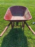 True Temper 5 cu. ft. Metal Wheelbarrow