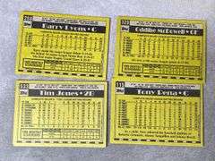 1990 Topps Baseball Cards