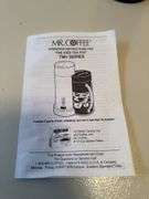 MR COFFEE ELECTRIC THE ICED TEA POT WITH PITCHER AND VINTAGE THERMOS