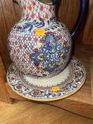Hand Painted Expressions Pitcher and Plate