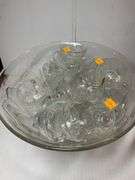 Glass Punch Bowl Set