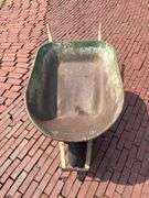 WOOD/METAL WHEELBARROW