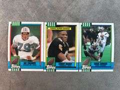 1990 Topps Football Cards