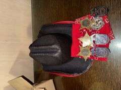 KIDS TOYS: ANIMALS, WOOD TOYS, SHERRIF BADGES BANDANAS AND HATS