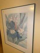 Framed Water Color Floral Artwork
