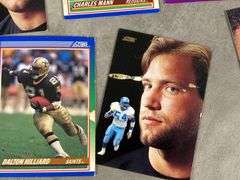 SCORE Football Cards