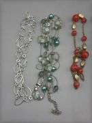 VARIETY OF BEADED NECKLACES