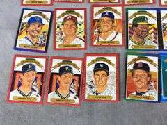 1980s Leaf Donruss Diamond Kings Baseball Cards