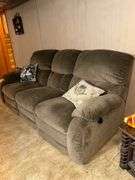 RECLINER COUCH IN USED BUT GOOD CONDITION 36”H x 90”L 34”W