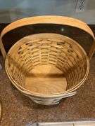 Longaberger Round Sewing Basket