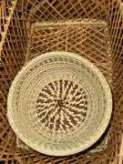 WOVEN BASKETS, POLAROID CAMERA WITH INSTANT FILM, AND PANASONIC LUMIX CAMERA