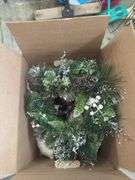 Christmas Wreath and Candles