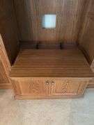 LARGE SOLID OAK AMISH BUILT ENTERTAINMENT CENTER