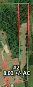 8.03 +/- acres surface and oil & gas rights