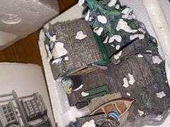 Department 56 “Tutberry Printer” and “The Dockhouse”