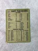 1971 Giants #563 Team Card