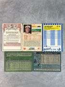 Milt Wilcox, Pascual Perez, Broderick Perkins, Tim Wallach, Kevin Mitchell Cards
