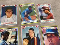 (10) Post Collector Series Baseball Cards