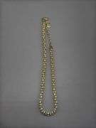 PAIR OF GLORIA VANDERBILT SILVER AND GOLD TONE CRYSTAL MESH CHAIN COLLARS AND WORTHINGTON BRACELET