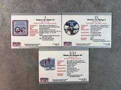 1990 NFL Pro Set Super Bowl Cards