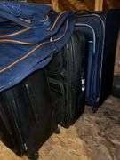 Suit Cases, Duffel Bag and Wardrobe Bag