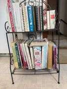 COOKBOOKS AND SHELF