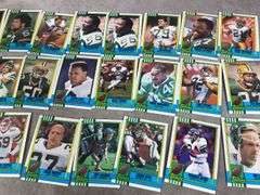 1990 Topps Football Cards