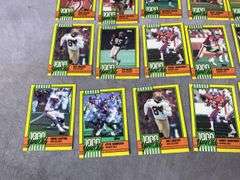 Topps 1000 Yard Club Football Cards