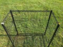 Metal Basket Storage Rack