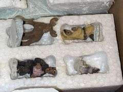 Miniature Eskimo Nativity Set
