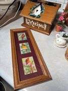 RECIPE BOX, NAPKIN HOLDER, DECOR