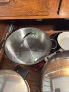 FARBERWARE PAN, DOUBLE BOILER, ELECTRIC FRYING PAN