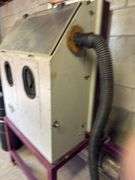 GLASTAR SANDBLASTING CABINET WITH SKAT BLAST DRY BLAST SYSTEM