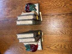 Apple Book Bookends