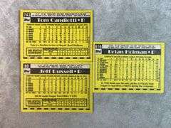 1990 Topps Baseball Cards