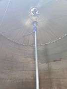 7,000-bushel grain bin with a Shivvers Agri-Drying & Storage System