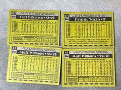 1990 Topps Baseball Cards