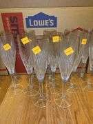 (12) Gorham Champagne Flutes