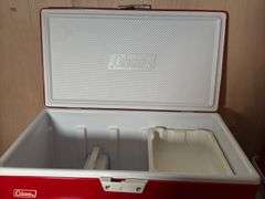 VINTAGE METAL COLEMAN COOLER