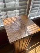 Oak Pedestal/Plant Stand