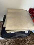 CONTENTS OF CLOSET INCLUDING CLOTHES (BOTH NEW AND BARELY WORN, BLANKETS, ALL PICTURED ITEMS
