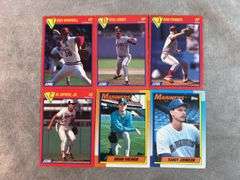 (6) SCORE Superstar Baseball Cards