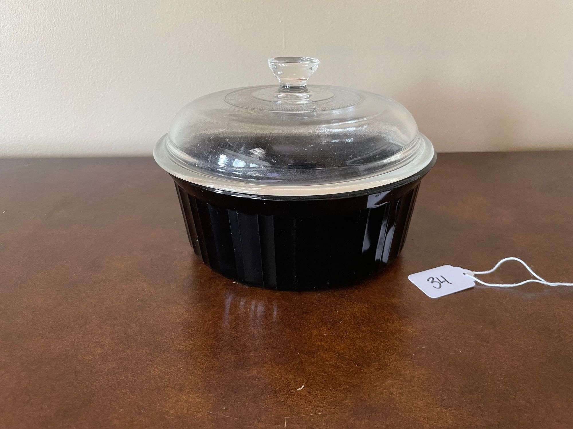 Corning Ware French Black Casserole Dish with Lid