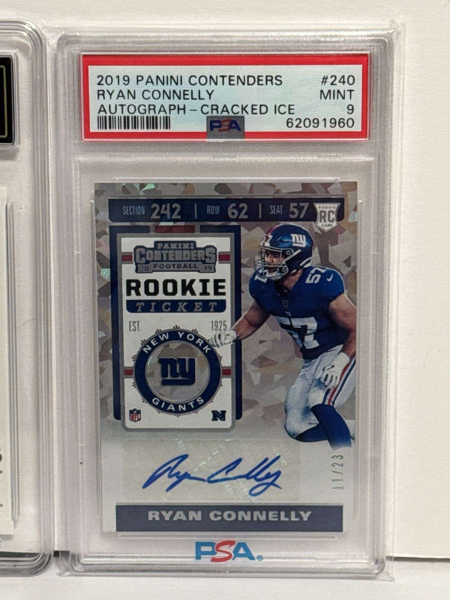 2022 Donruss Aidan Hutchinson “Elite Series” RC (GMA 10), 2021 Chronicles Micah Parsons RC (GMA 10),