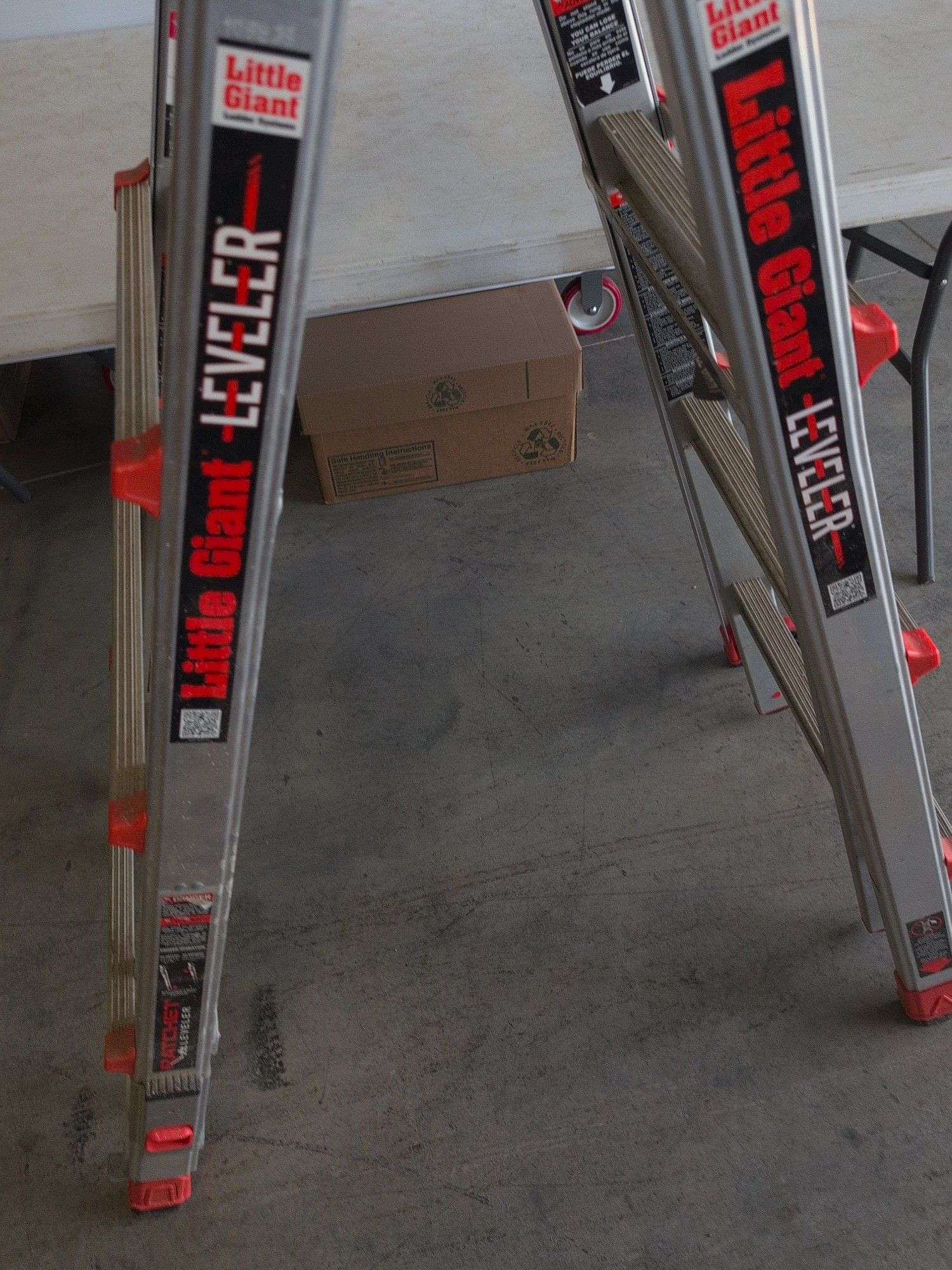 Little Giants extension ladder system