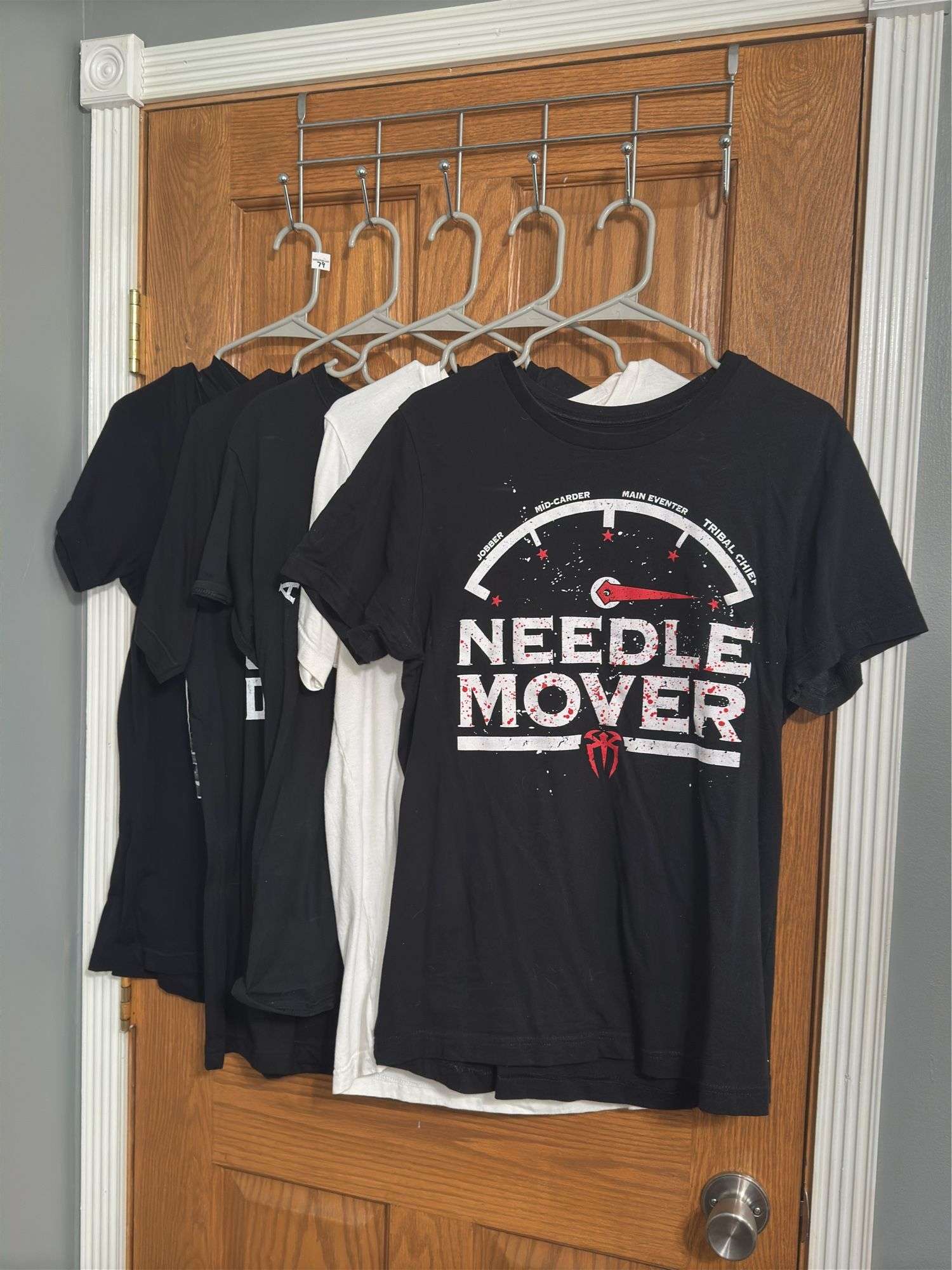 (5) Pro Wrestling Shirts (Size M)