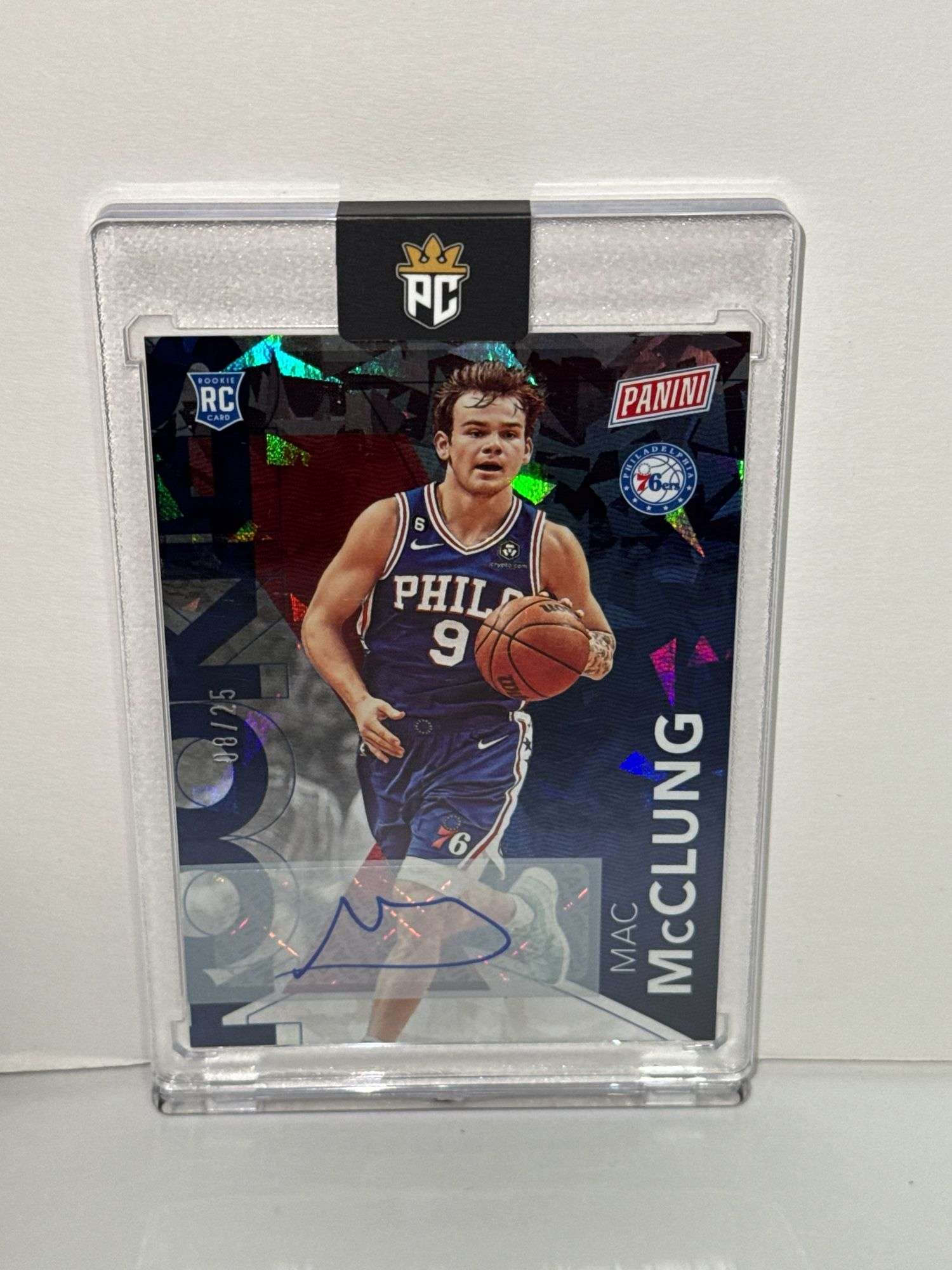 2023 Panini Mac McClung National Silver Packs Autographed Card (#’d 8/25)