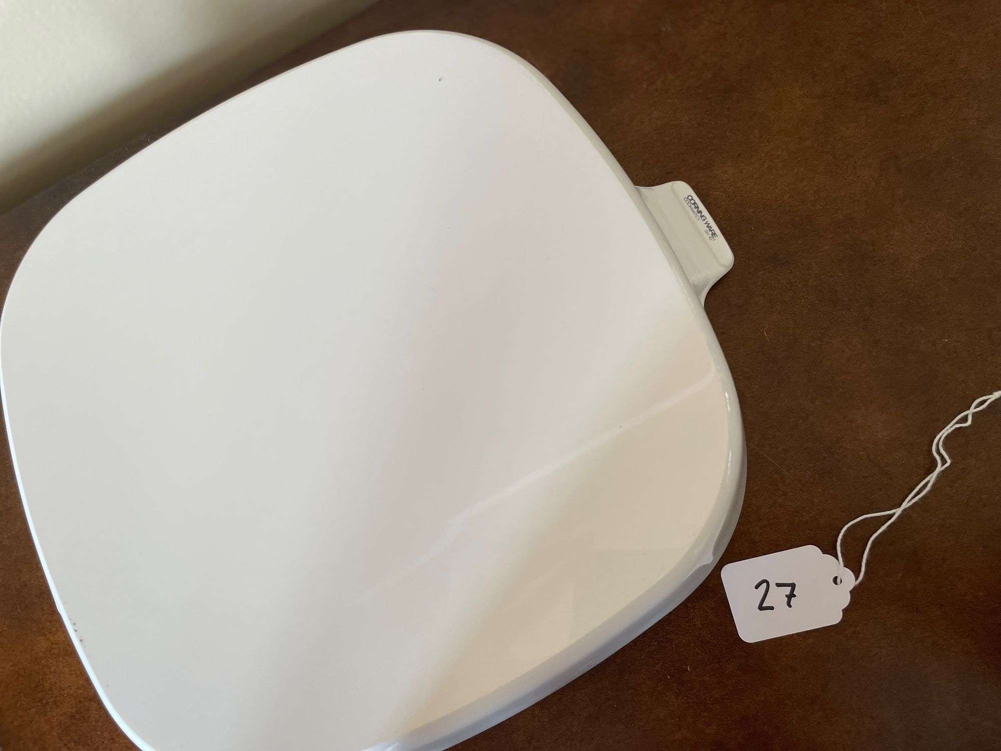 Corning Ware White Casserole Dish with Lid